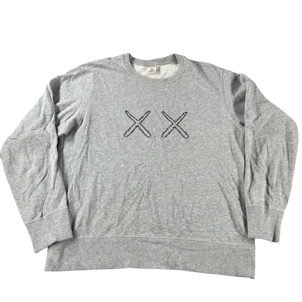 KAWS Sesame Street Sweatshirt Mens Medium Uniqlo UT Crewneck Pullover Streetwear